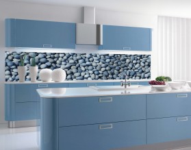 BLUE STONES - panel szklany kuchenny