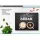 COFFEE BREAK - szklana deska do krojenia 1