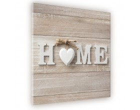 WELCOME HOME - hartowany panel szklany - grafika